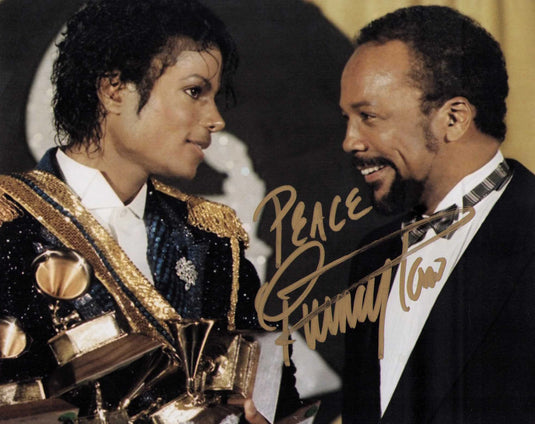Autographed item – Quincy Jones – Quincy Jones signed photograph
