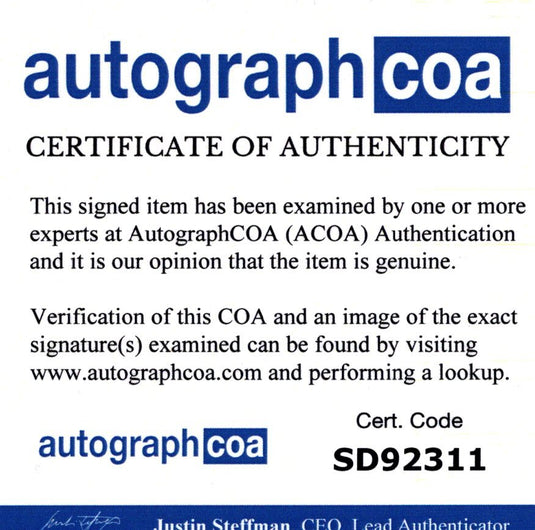 Certificate of authenticity – Jerry Adler – Signed 10x8 photograph