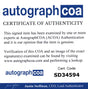 Certificate of authenticity – Joan Severance – Signed 8x10 photograph