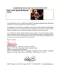 Certificate of authenticity – Keith Urban – Keith Urban signed photograph