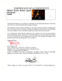 Certificate of authenticity – Michael Keaton – Michael Keaton Batman signed photograph