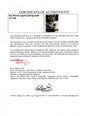 Certificate of authenticity – Pat Morita – Pat Morita signed photograph