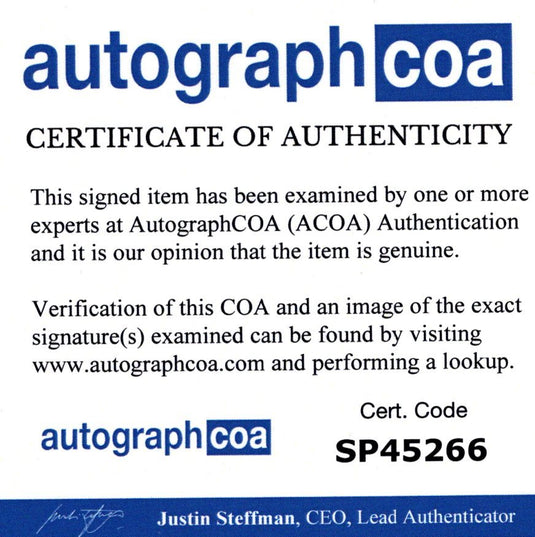Certificate of authenticity – Pamela Hensley – The Six Million Dollar Man - Signed 8x10 Photo