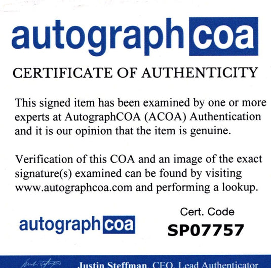 Certificate of authenticity – Paula Prentiss – Signed 8x10 photograph
