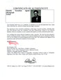 Certificate of authenticity – Quentin Tarantino – Quentin Tarantino signed photograph